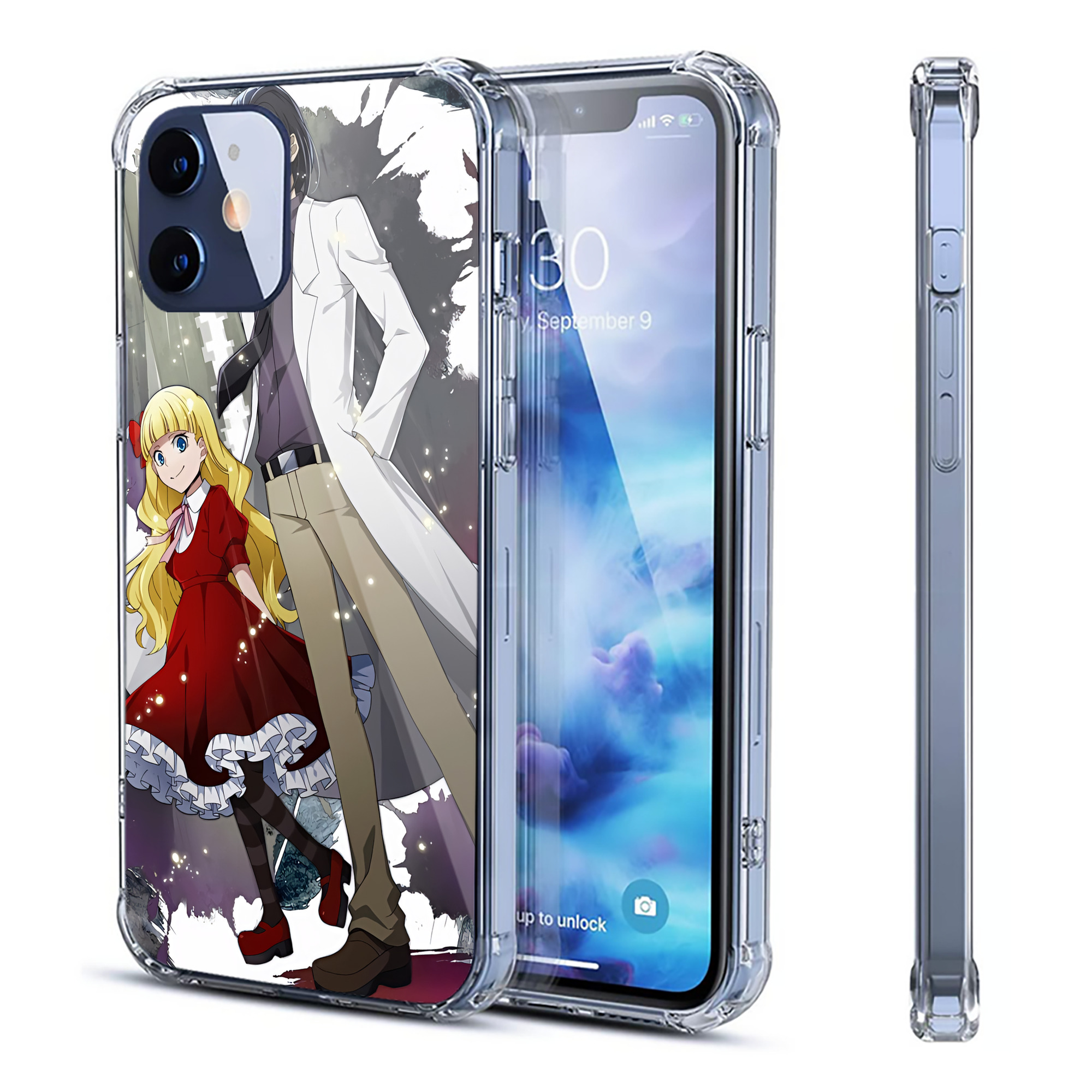 （画像用） 文豪ストレイドッグス Bungo Stray Dogs 【iPhone 12シリーズ対応】透明スマホケース（クリアソフトケース）